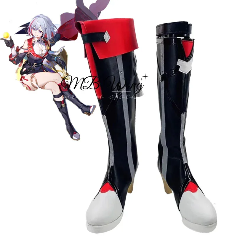 

Игра Honkai Star Rail Topaz, обувь для косплея, ботинки, костюмы для косплея, обувь, милый реквизит для девочек, Хэллоуин, карнавал, вечеринка, индивидуальный заказ