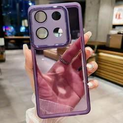 Soft Transparent Silicone Case for ViVo Y36 Y35 Y16 V27 V27e V29 V29e V25 V30e V30 Pro Lite Y18 Y38 Y85 Camera Protective Cover