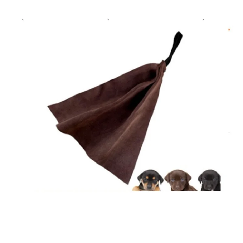 

Dog Training Bite Cloth Chew-resistant Suede Cowhide Protect Dog Teeth Pet Biting Cloth Interactive Game Dog Toy