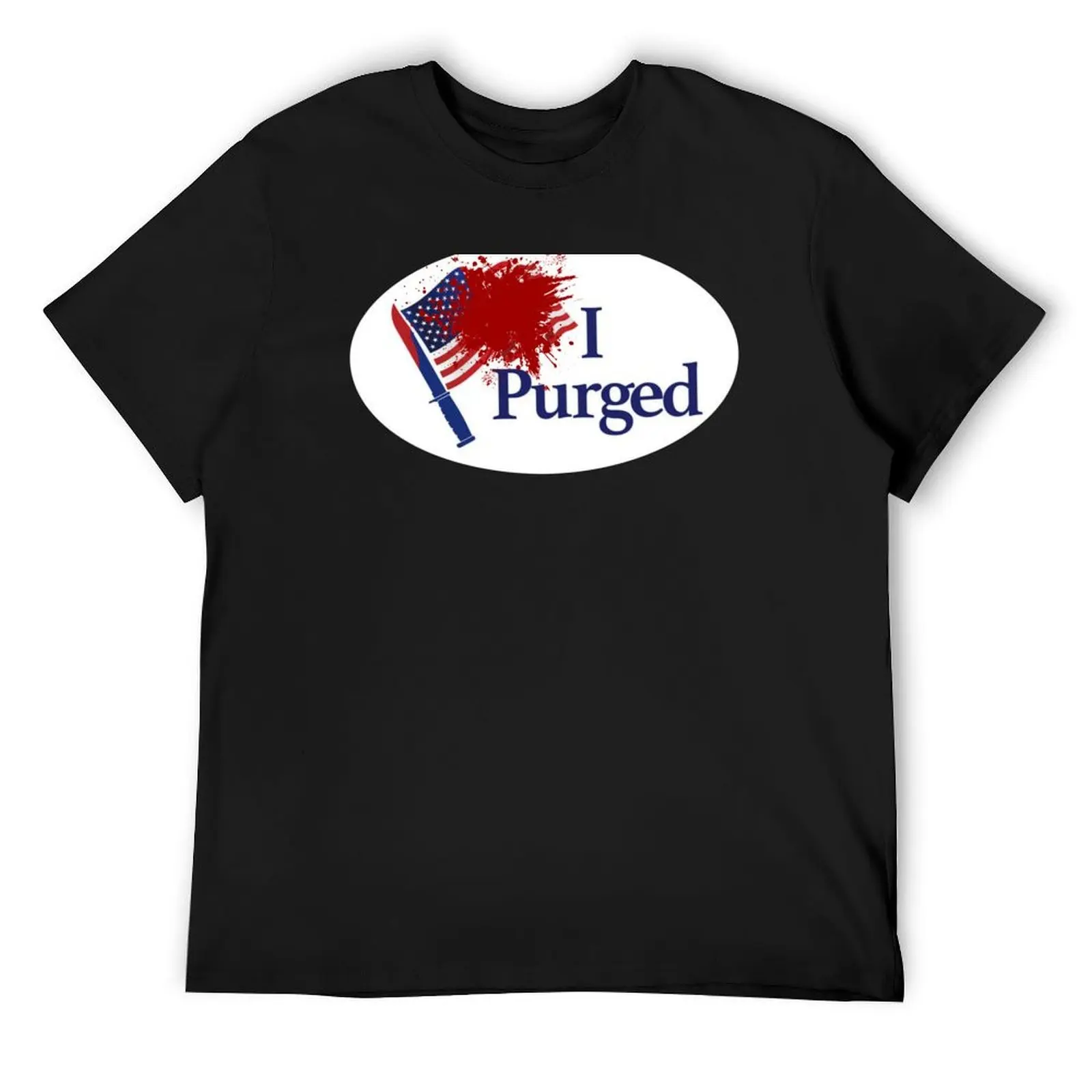 I purged T-Shirt cheap stuff graphic tee shirt Men's clothing