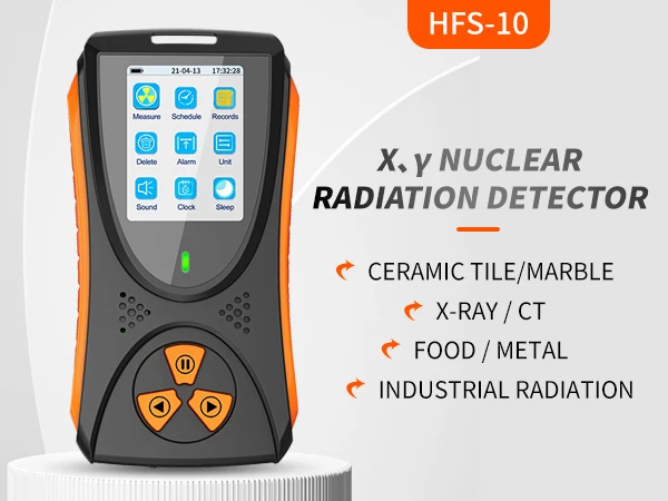 AIKESI HFS-10 كاشف الإشعاع النووي Geiger Counter Monitor