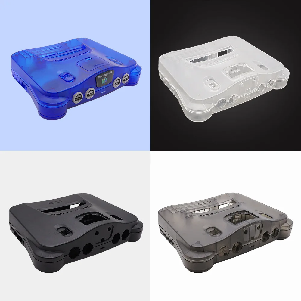 Translucent Replacement for N64 Shell for N64 Case Compatible All Region N64 Retro Video Game Console