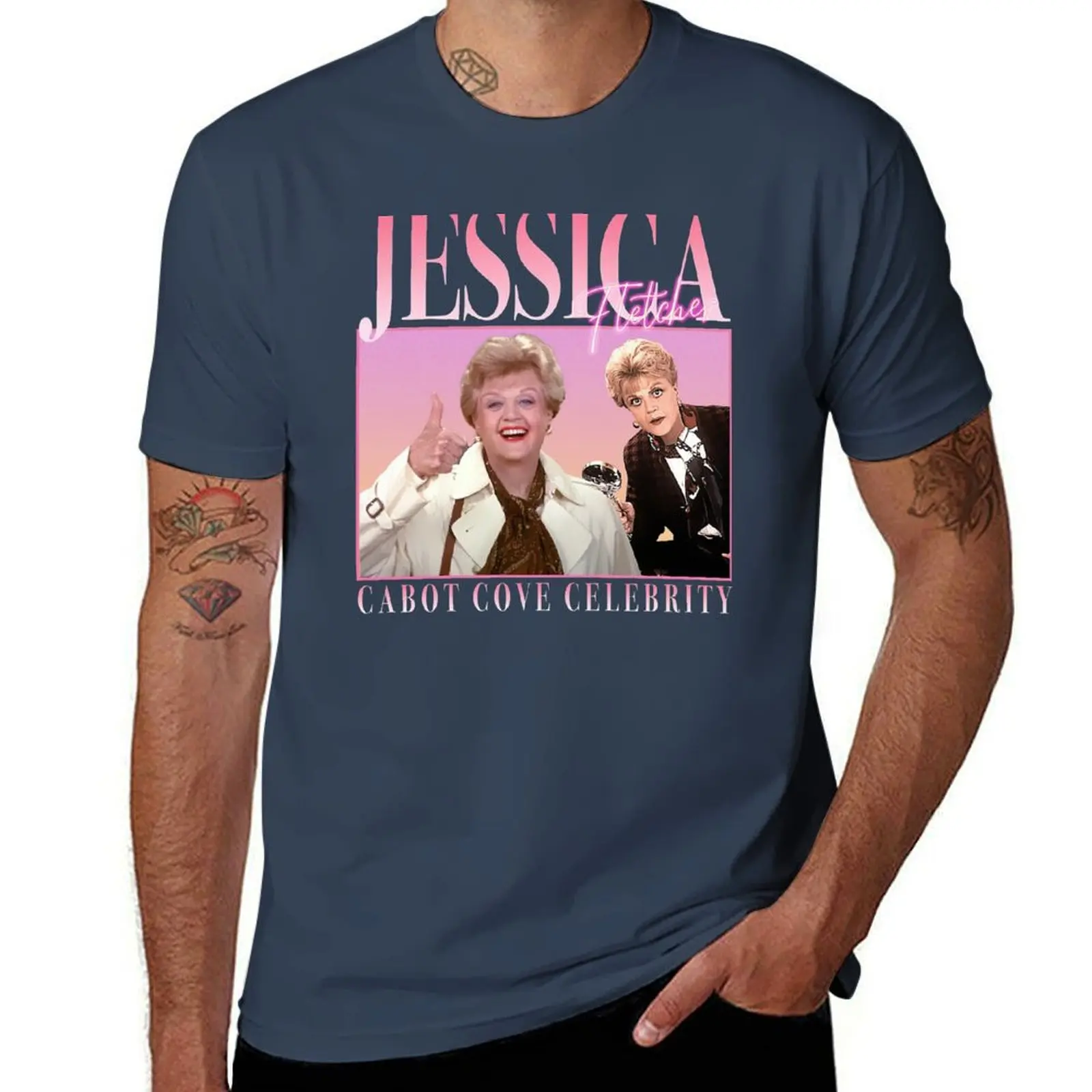 

Fletcher Cabo Cove Jessica Celebrity T-Shirt Street Fashion Casual Tee Shirt