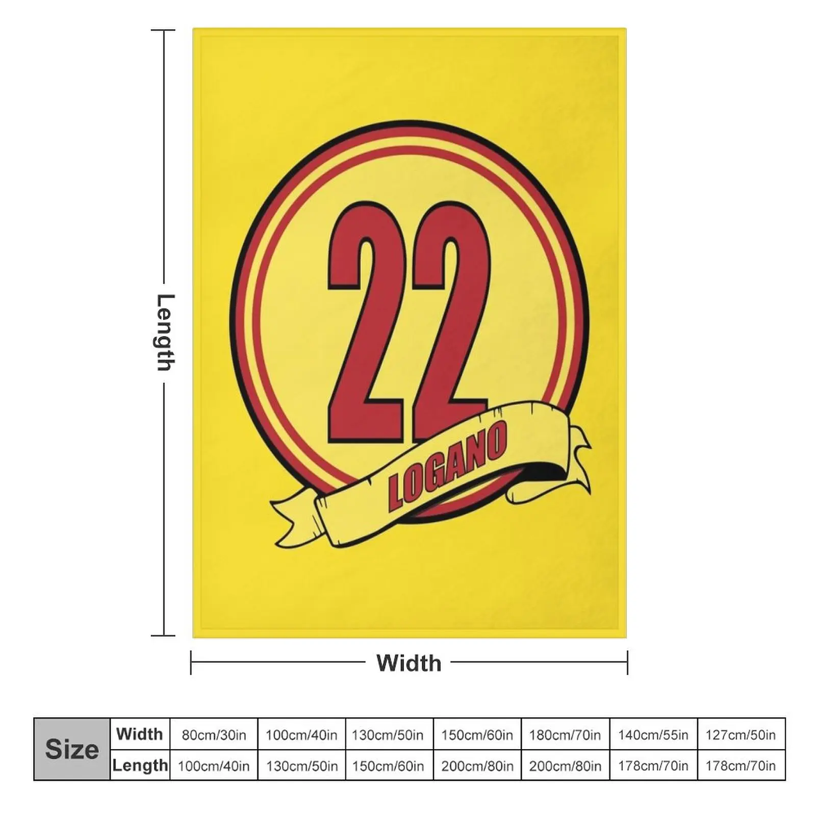 22 Logano w/Banner Throw Blanket Sofa Bed covers Blankets