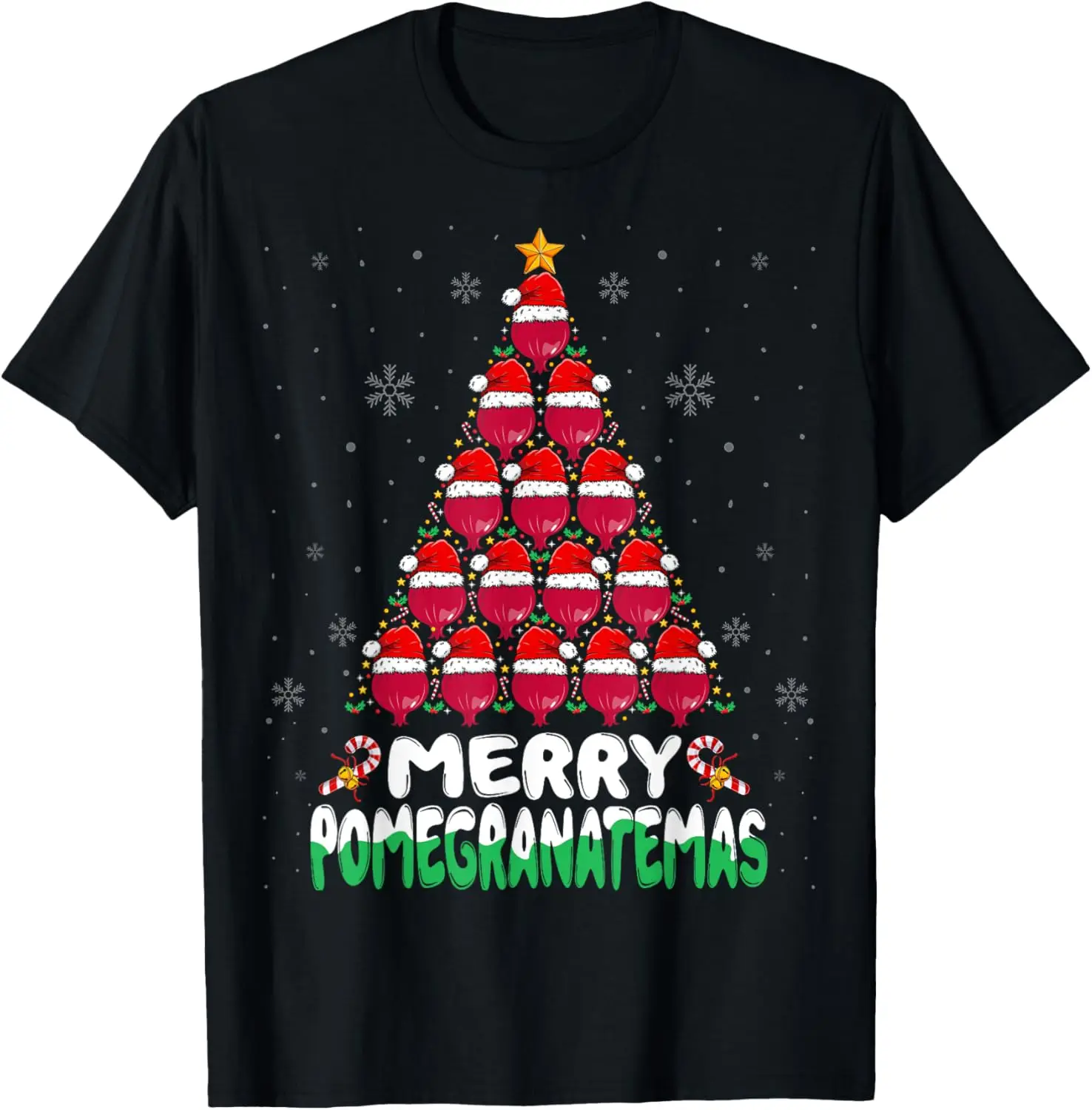 

Pomegranate Xmas Shirt Merry Pomegranatemas Christmas Tree T-Shirt