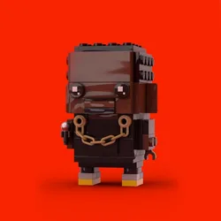 MOC building blocks assembled creative toy set gift Brickheadz model  moc-64344