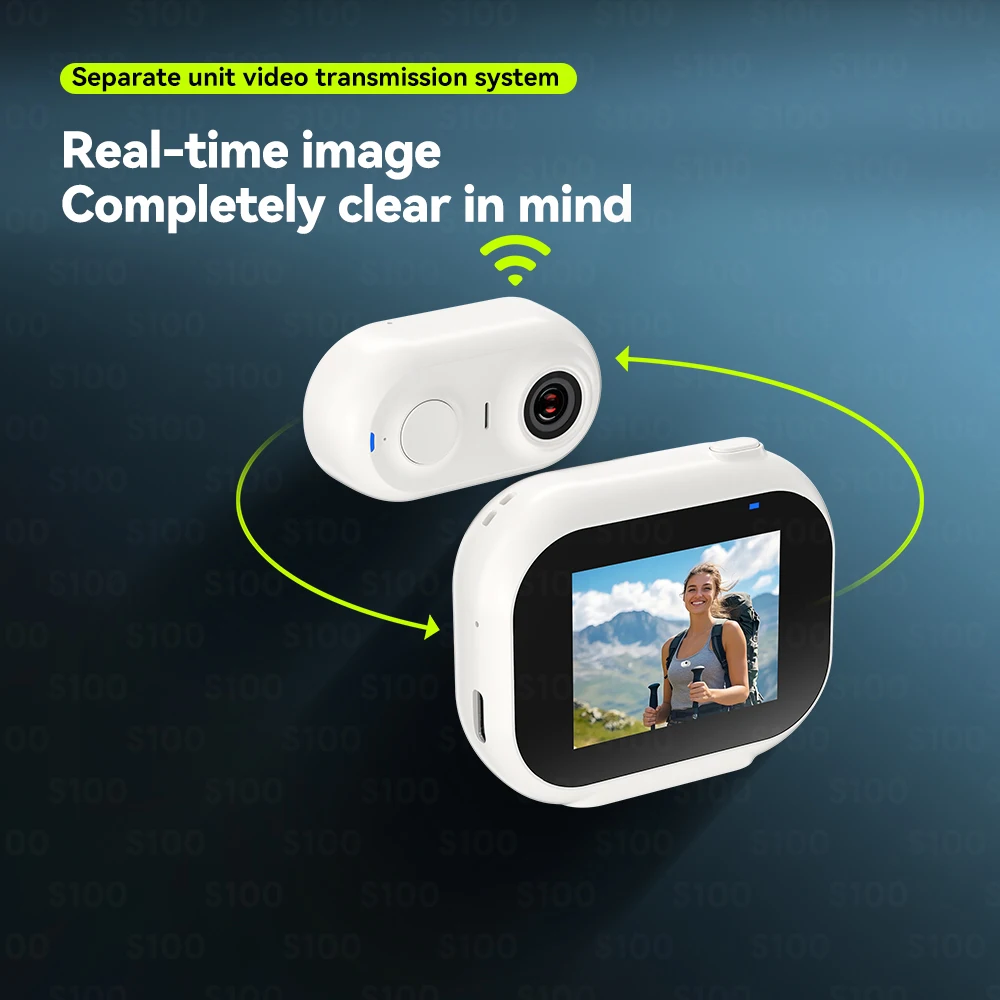 Pocket Portable Ultra 4K30fps Magnetic Action Camera 38g Ultra-Light Dual Battery Vlog Video Camera
