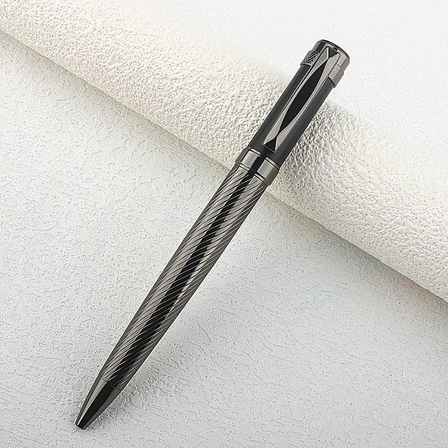 

1pc Luxury Heavy Feel Metal Ballpoint Pens School Business Office Signature Roller Pen Writing Student Stationery Supplies