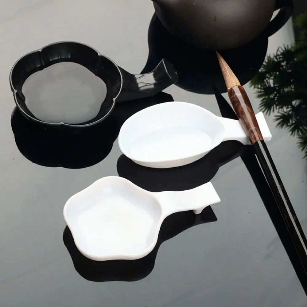 Durable Inkwell Brush Stand Organizer For Weizhuang Calligraphy Students Art Painting Writing Accessory Stationery