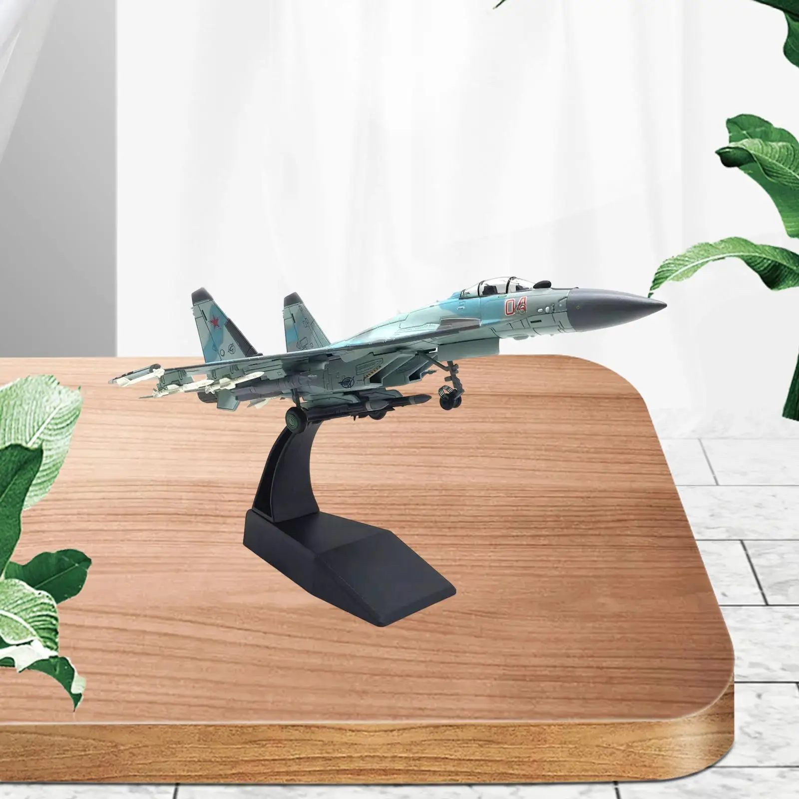 1/100 Scale Fighter Plane รุ่นโลหะผสม Diecast สําหรับ Office Room Table ของขวัญ