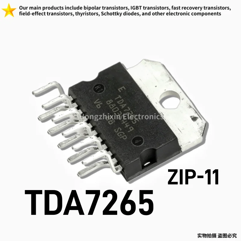 5/10PCS Good Quality TDA7265 7265 ZIP-11 Dual-Channel Audio Power Amplifier Chip Integrated Block