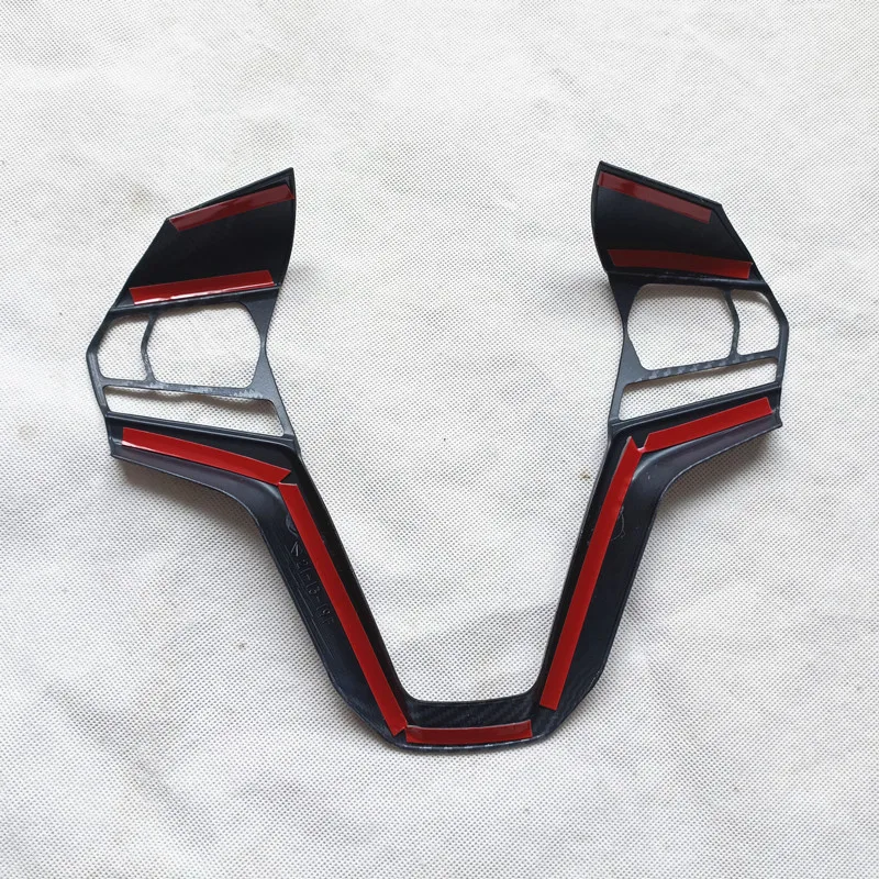For Isuzu D Max Dmax RG 2020 MU X Mux RJ 2021 2022 2023 2024 Steering Wheel Cover Trim Interior Accessories Frame Decoration