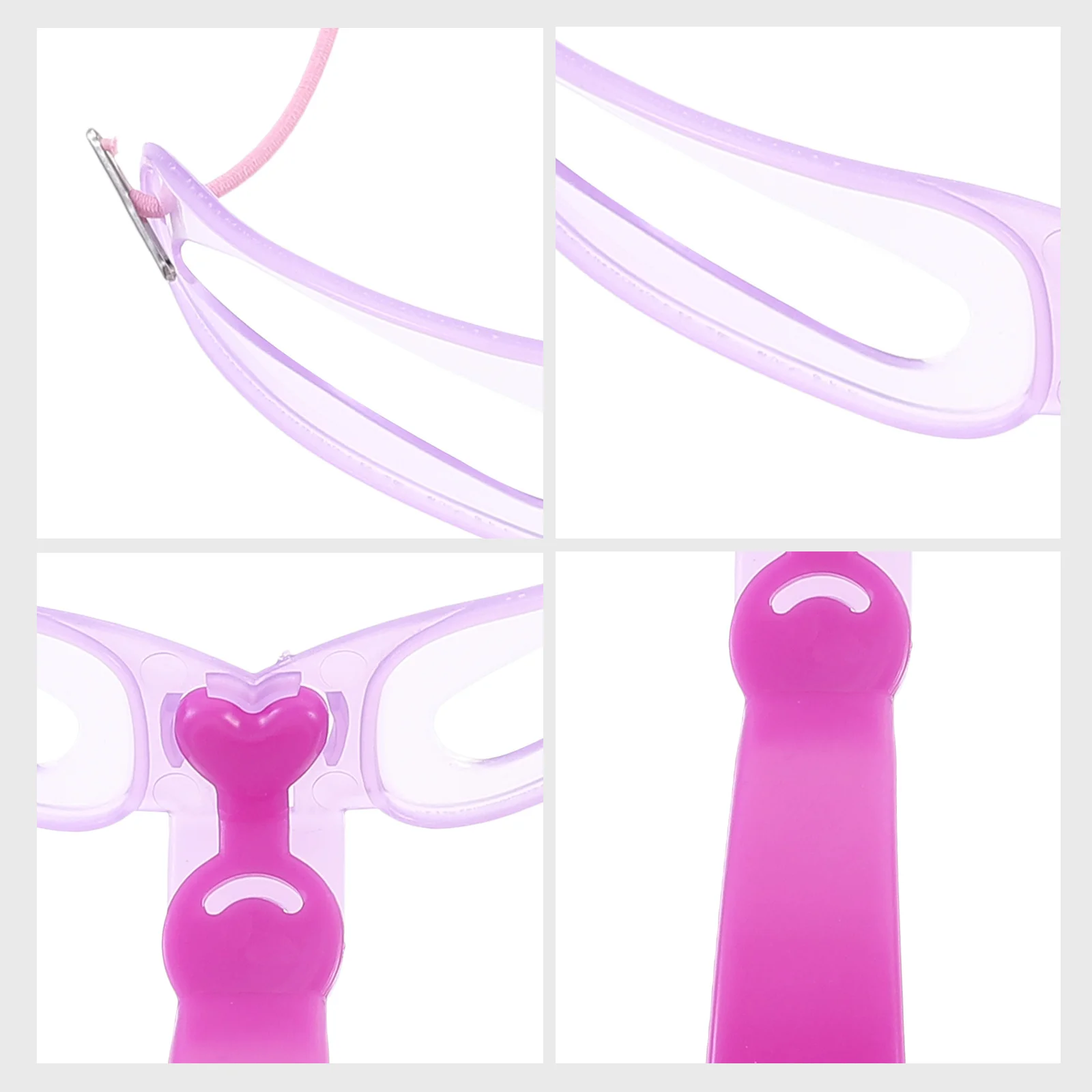 Wenkbrauw stencil kit herbruikbare handheld 8 vormen voor natuurlijke wenkbrauwen diy make-up tool styling accessoire