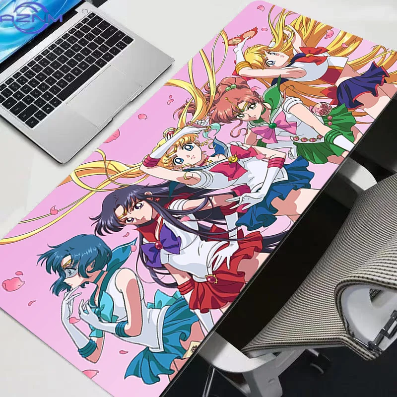 Mouse Pad Anime Sailor Moon Carpe Large PC Gamer Computer Mausepad durable Varmilo Keyboard Gaming Accessories Desk Mat