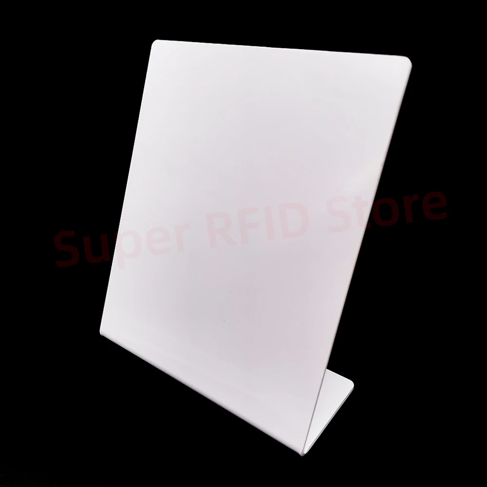 NFC Tap Cards Stand White Customizable 13.56MHz NFC 213 215 Chip 144/504Bytes Social Media RFID NFC Google Review Stand Display