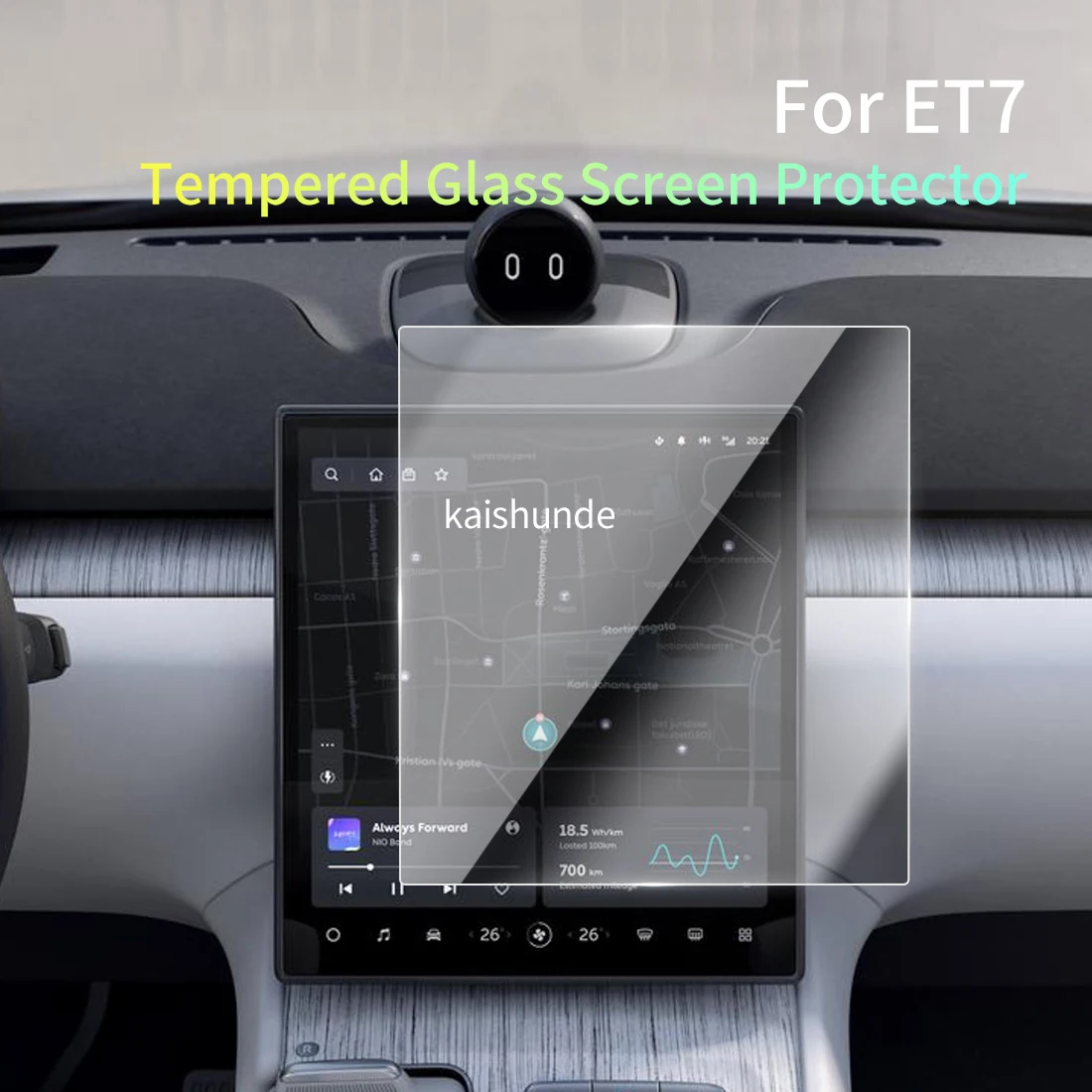 Car Stickers Meters Protector For 26 NIO ET7 Tempered Glass Protective Film Display Navigation Vehicle