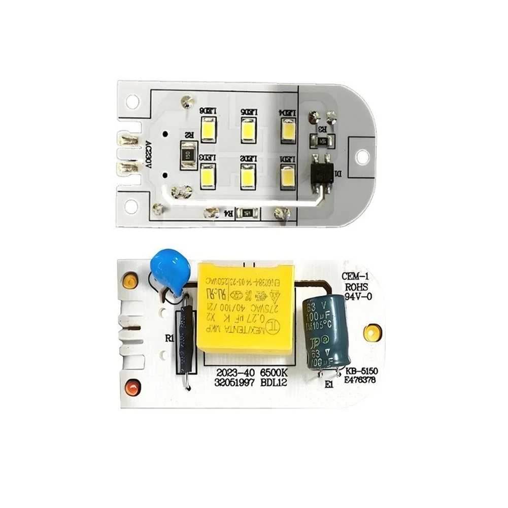 LED Interior Light Bar Replacement for Refrigerator Compartment Bright Uniform Light Distribution for Food Organization