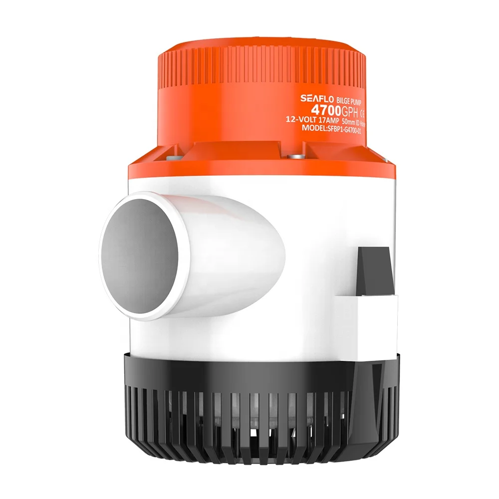 

STLF 4700 GPH 24V DC Mini Submersible Marine Bilge Pump 12 Volt Marine Water Pump for Marine Boat