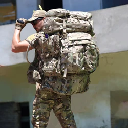 Mochila GRANDE MT para hombre, equipo táctico militar, Marco FLIBE, cinturón de cadera, equipo de Camping, 160L