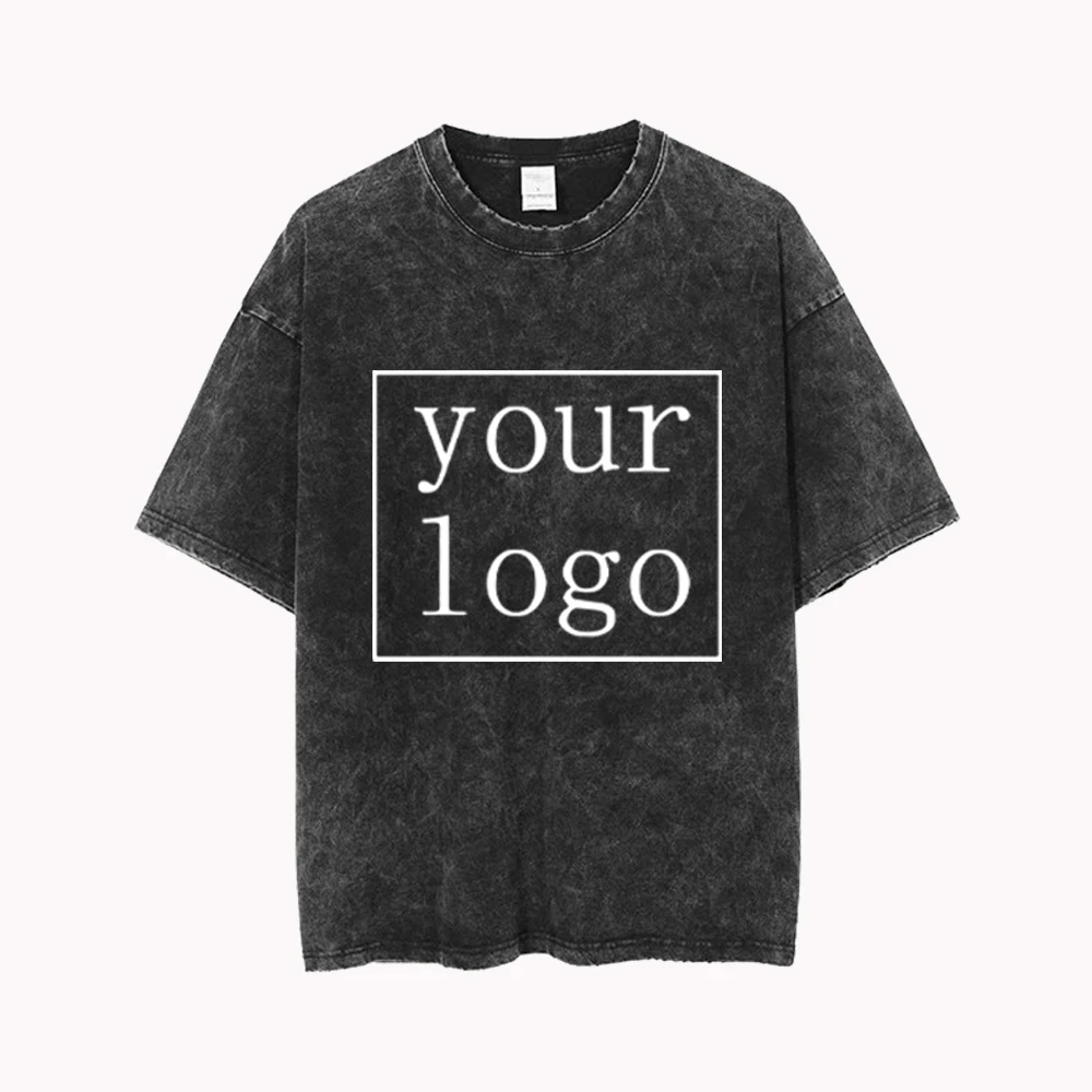 Custom T-Shirt 100% Cotton Quality Fashion Women/Men Top Tee DIY Your Own Design Brand Logo Print Clothes Souvenir Team Clothing