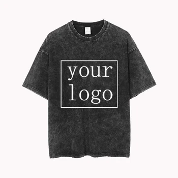 Custom เสื้อยืดผ้าฝ้าย 100% คุณภาพแฟชั่นผู้หญิง/ผู้ชาย Top Tee DIY การออกแบบของคุณเองโลโก้แบรนด์พิมพ์เสื้อผ้าของที่ระลึกทีมเสื้อผ้า