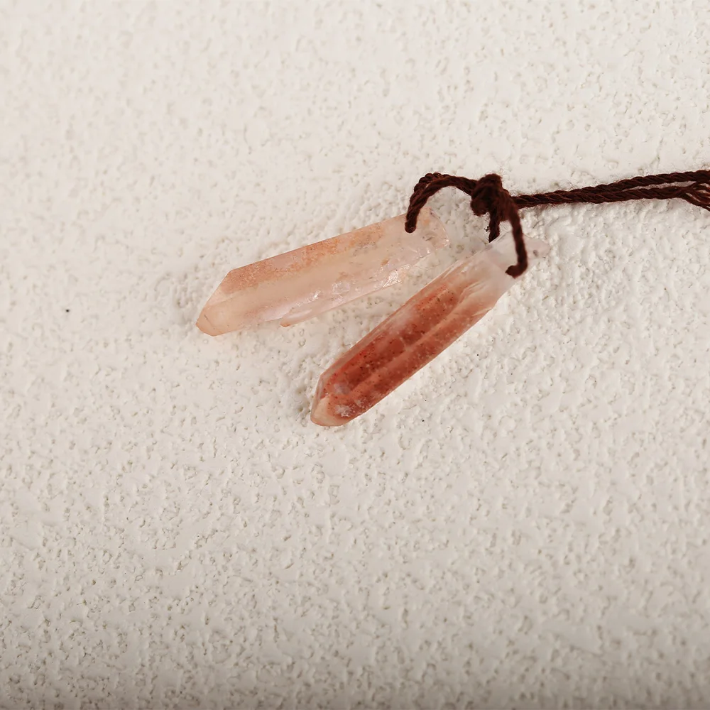 Natural Stone Green Amethyst Oval Earrings Beads,Fashion Nugget Earrings 25x4x5mm 2g