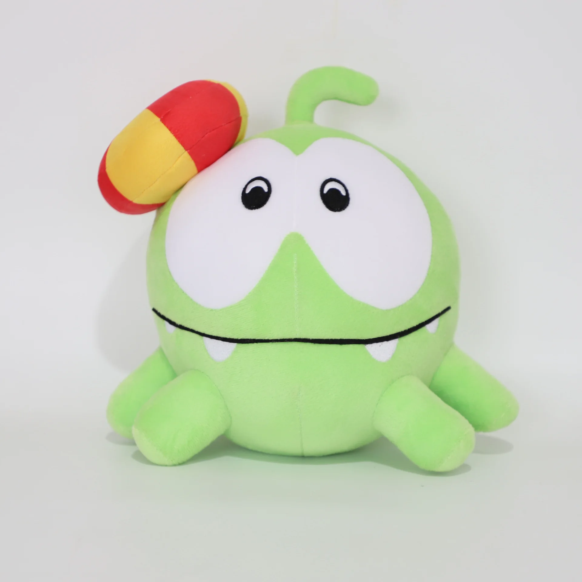 

25CM Om Nom Plush Toy Anime Peripherals Toy Stuffed Dolls Birthday Christmas Gift For Kids