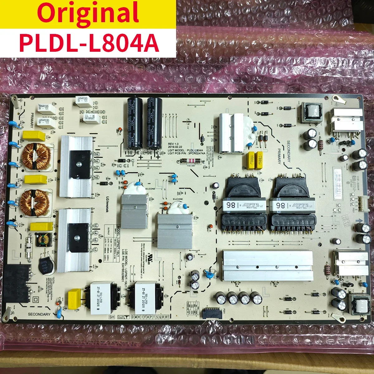 100% test for LGP82T-19U1 EAY65328601 power board PLDL-L804A 3PCR02474A TV 82UN85006LA