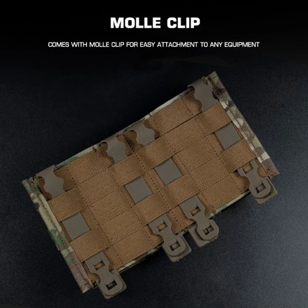 7.62 Magazine Pouch Tactical Medium Triple Mag Bag FAST 7.62 M4 Airsoft Mag Pouch for Hunting Vest Plate Carrier Molle Gear - view 5