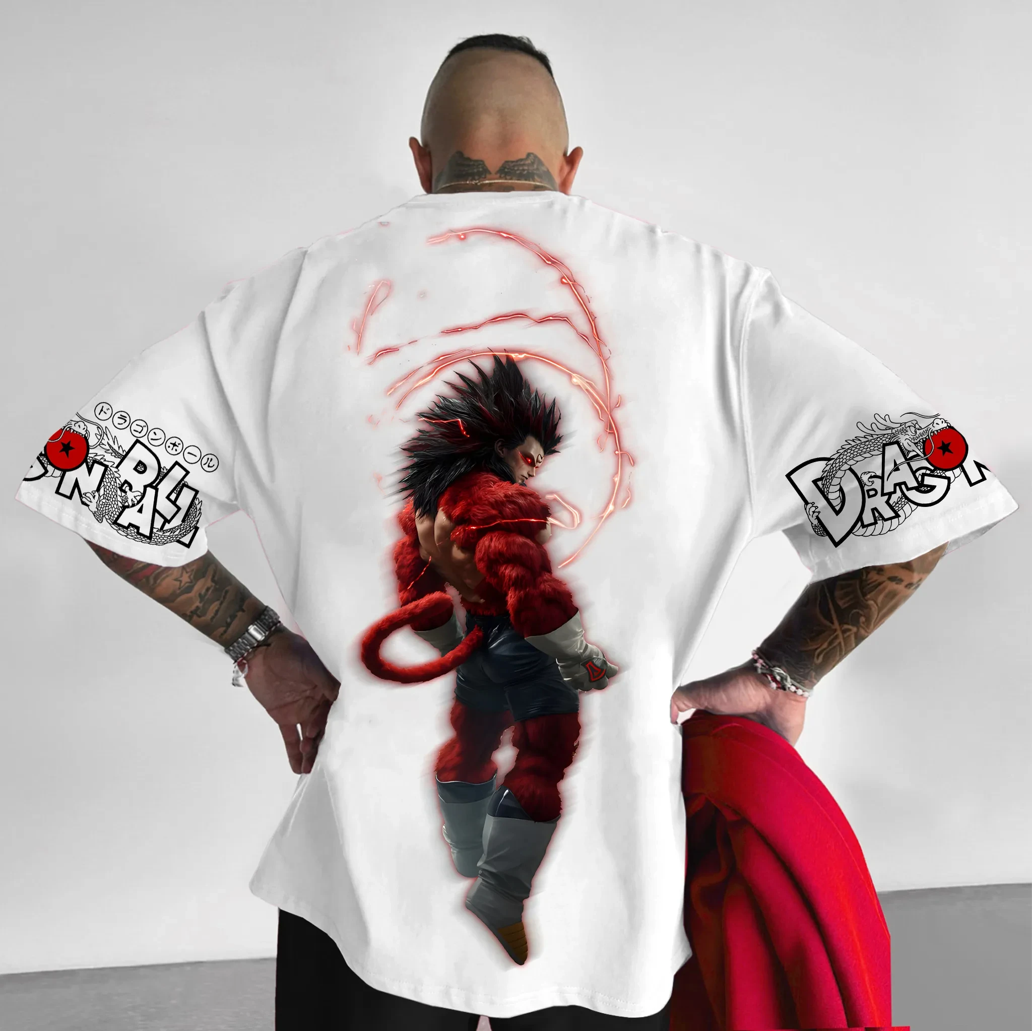 

Dragon Ball Inspired Tee - Soft, Stretchy & Breathable Cotton | Comfortable Crew Neck T-shirt | Ideal T-shirt for Casual Outfits