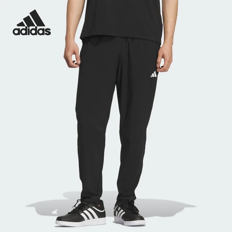 Adidas Dri Fit Adjustable Waist Loose Fit Multi Cargo Pockets Holiday Long TrousersKC6980