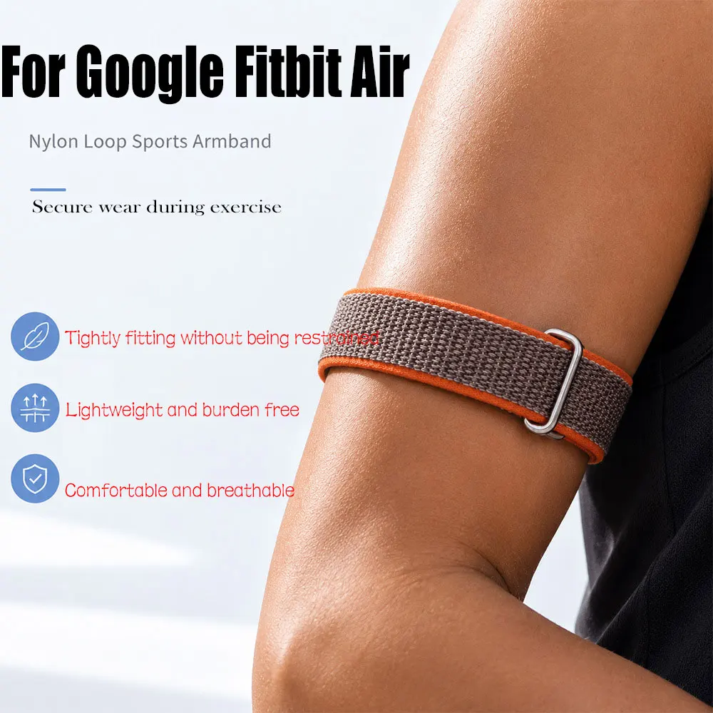 Woven Bicep band For Google Fitbit Air Circular Armband Adjustable Bicep Band Unisex Sturdy Soft Breathable Band Biceps Band