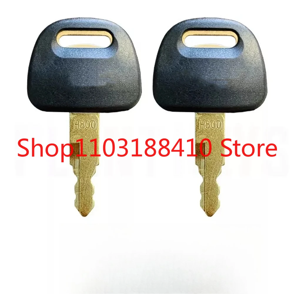 H800 Replacement Ignition Key Compatible For ZAXIS ZAX60-200 Excavator Lock BU0028 for Grab Machine Spare Parts