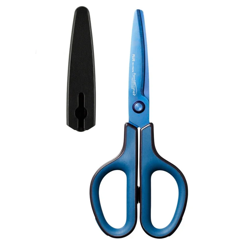 PLUS Non-adhesive Scissors Anti-stick Knife DIY Tools SC-175STN Office School Supplies