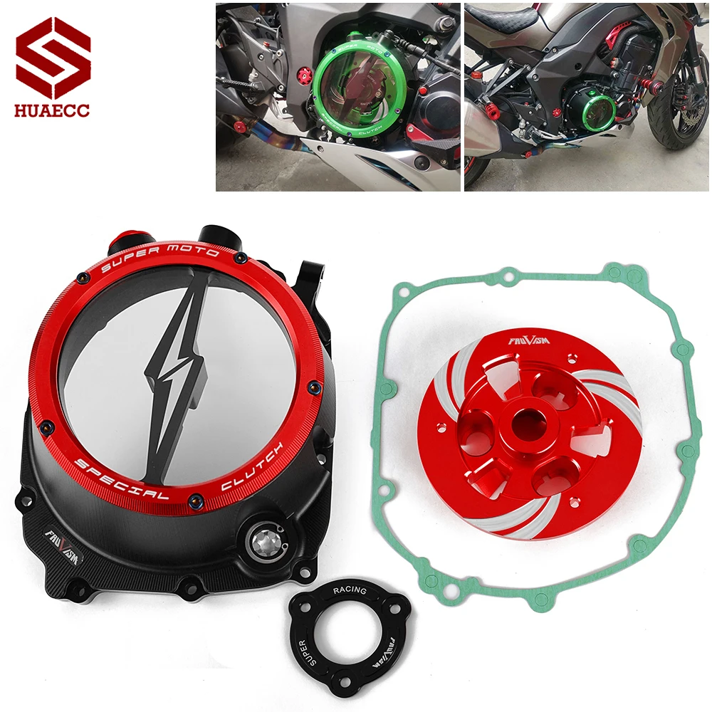 

Clear Clutch Cover Protector Guard for Kawasaki Z1000 Z 1000 2010-2021 Motorcycle Accessories Engine Cover