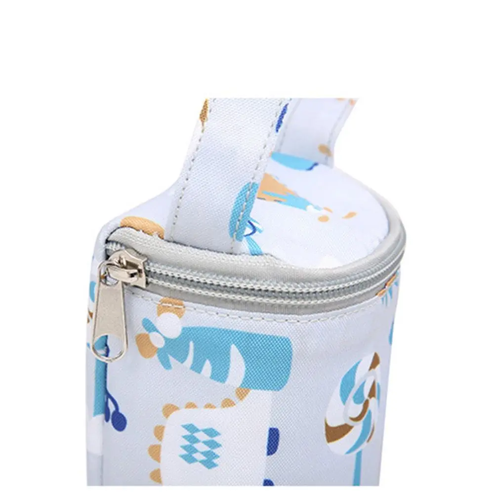 Waterproof Simple Portable Food Feeding Cup Bag Cartoon Stroller Accessories Hanging Thermal Bag Insulation Bag Bottle Bag