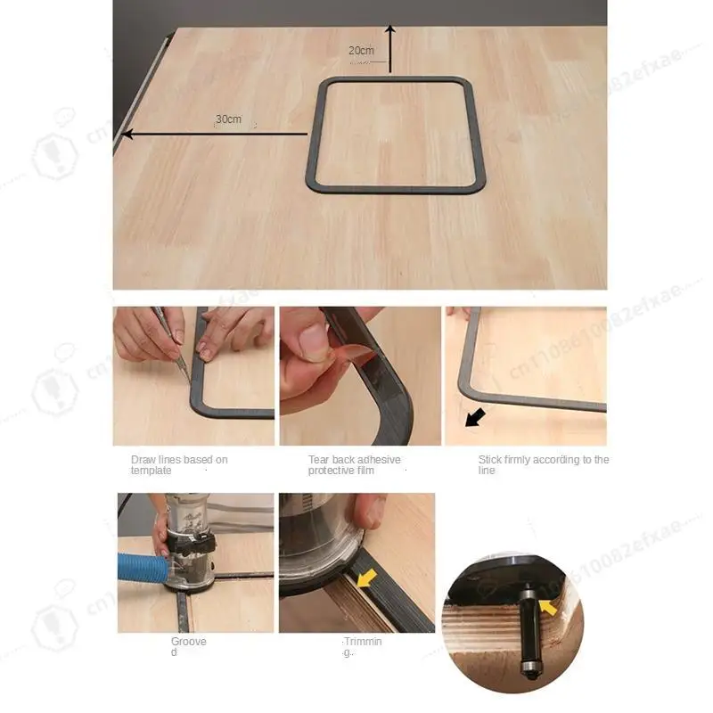 ABBP Heavy Duty Aluminum Router Table Insert Plate 107 to 80mm Router Lift Elevator Woodworking Machine Accessory