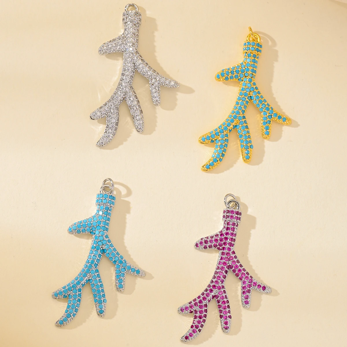 

Оптовая продажа с фабрики, золотой цвет, латунь и красочные коралловые подвески, подвески, ожерелье и браслет, серьги, ювелирные аксессуары своими руками