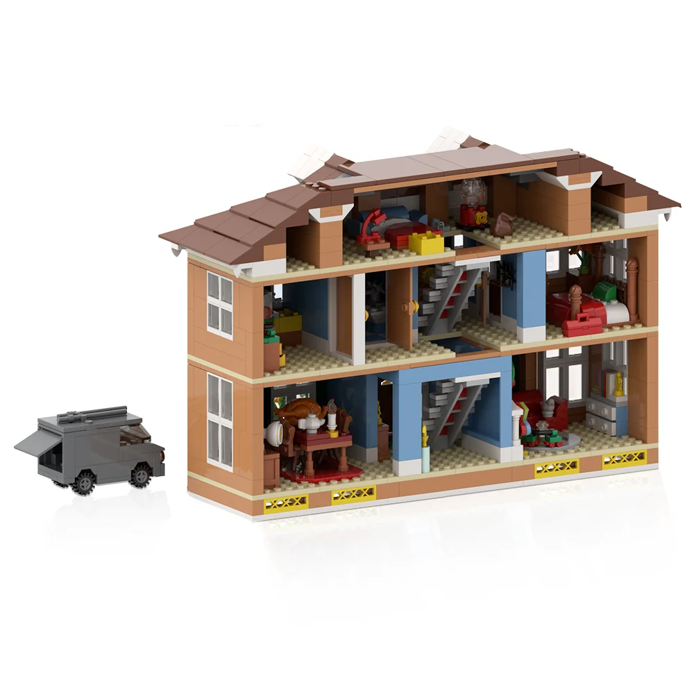 MOC Kevin\'s house Building Blocks Home Alone House Set Model Bricks Educational Toys For Boy Kids Christmas birthday Gifts