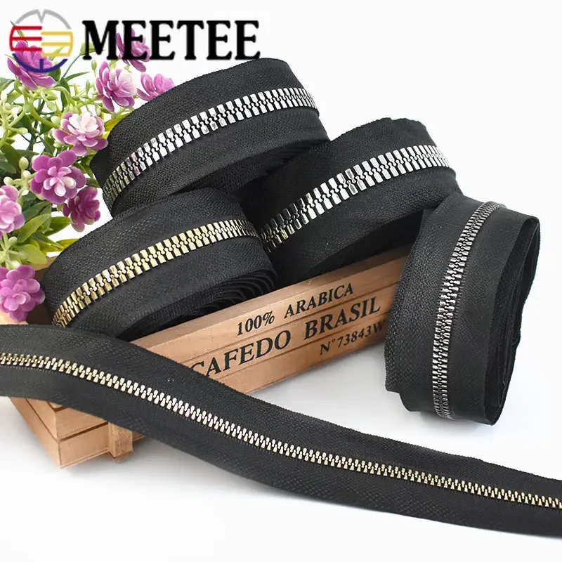 1/2/3/5/10M 3# 5# 8# 10# 15# Resin Zippers Tape for Sewing Bag Zipper Jacket Coat Down Coil Zips Repair Kit DIY Accessories