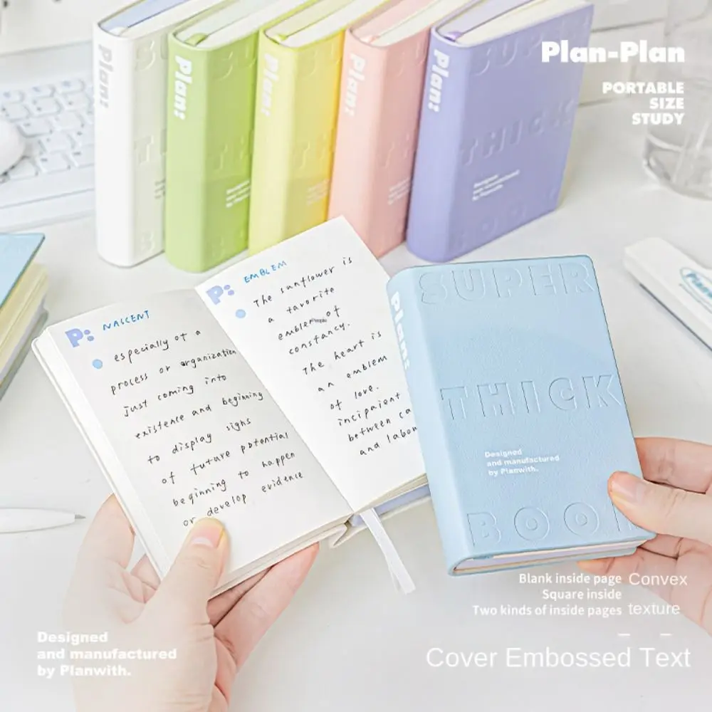 Waterproof Cover Leather Notebook Minimalist Elegant Pocket Notebook Portable Comfort Touch Planner Notepad Office Use