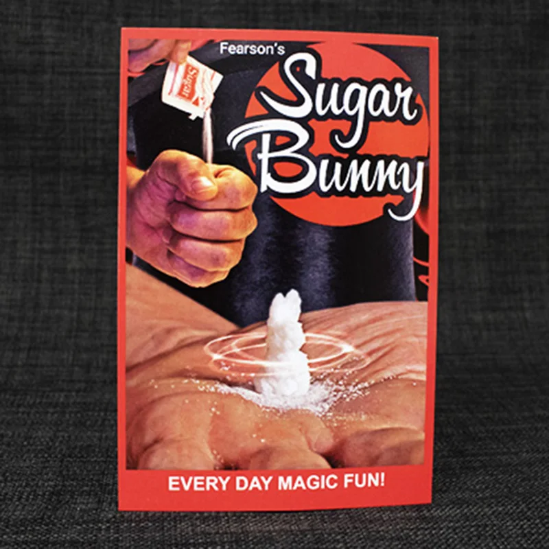 SUGAR BUNNY by Steve Magic Tricks Normal Sugar Turns to Tinny Rabbit Appearing Magia Props Restaurant Bar Funny Table Illusions