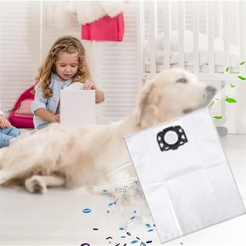 

-A90P для Karcher WD3 WD5 WD6, запасные части, щетка для твердого пола и вакуумные мешки для пыли, улучшите впечатления от уборки