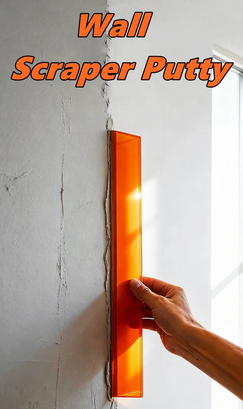 Wall Scraper Putty Spackling Repair Tool Plaster Painting Scraper For Garage Workshop Construction Home Bathroom Outdoor Indoor