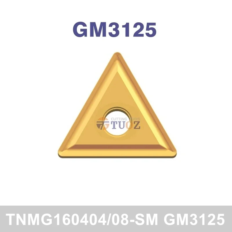 Original  TNMG160404-SM TNMG160408-SM GM3125 SM Carbide Inserts TNMG 160404 160408 Turning Tools Special for Stainless Steel