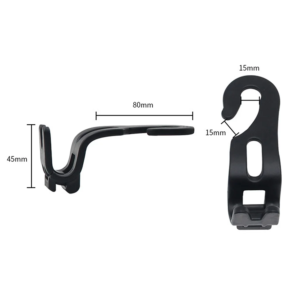 

10 Pcs Phone Holder Strong PP Plastic Back Seat Hooks for Groceries Hanging Hangers Auto Accessories Storage Solution Keep Car