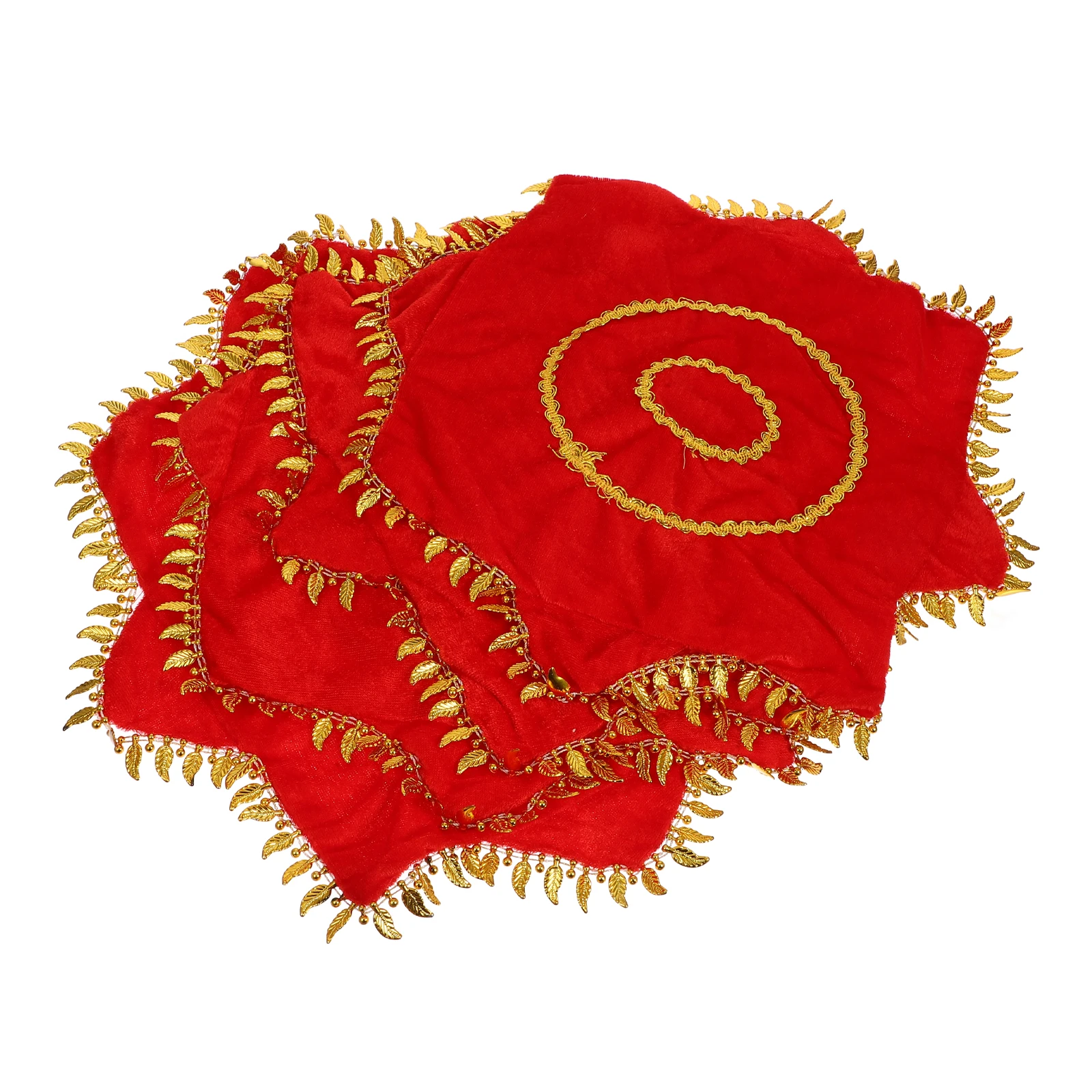 

4 Pcs Dancing Handkerchief Funny Props Red Bandana Towels Handkerchiefs Dance Scarves Scarf