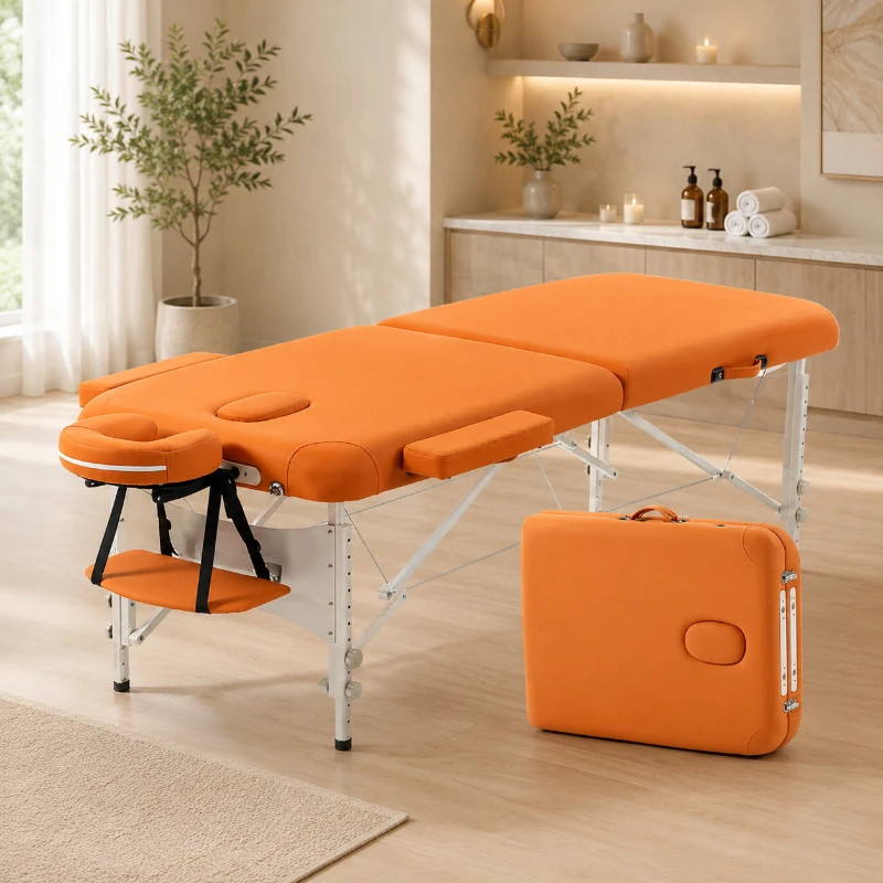 Spa 360 Swivel Massage Bed Secure Hairdressing Massage Table High Back Contemporary Lettino Massaggio Barbershop Equipment