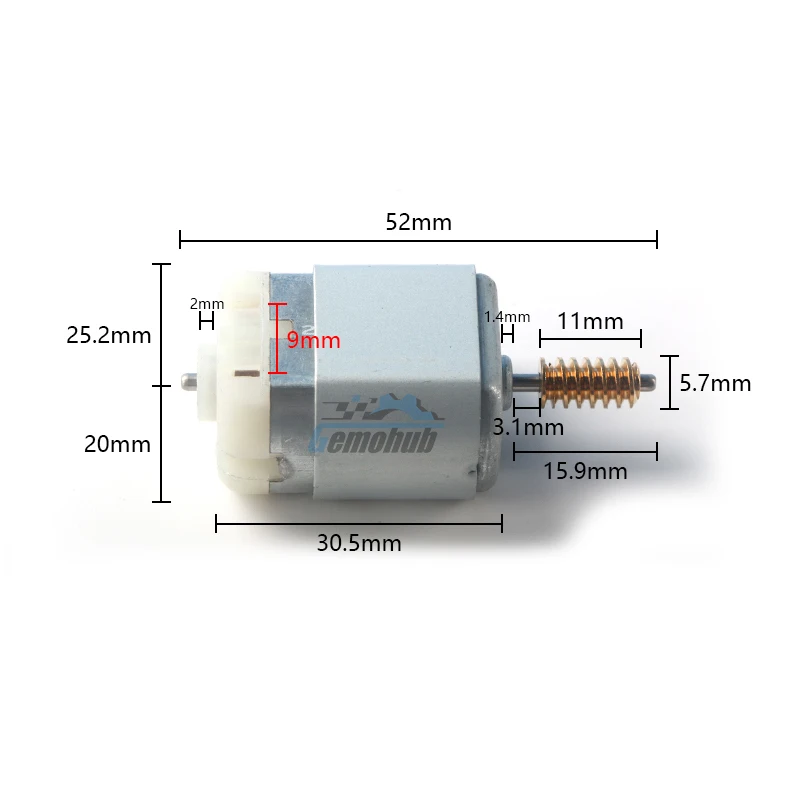 Gemohub Auto-Spiegelklappmotor 12V DC Getriebe 14T 19T 32T für Kia Seltos NIRO Stonic Soul Hyundai Sonata Ersatzteil – Detail 17