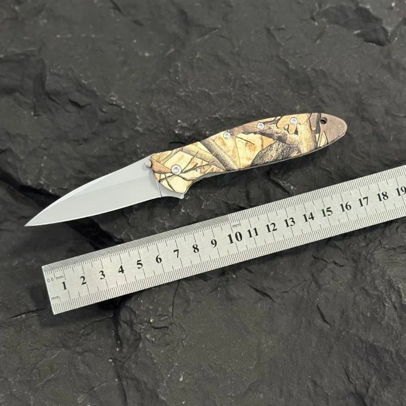 

Portable 1660 Camping Fold Pocket Outdoor Knife 5Cr15 Blade Camouflage Handle Hunting Survival Tactical Utility Knives EDC Tools